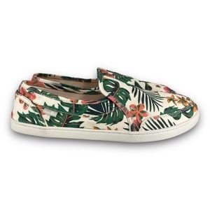 Sanuk Pair O Dice Floral Sneakers 1112807 Slip On Shoes Multicolor Women 9